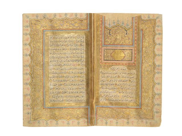 Abu'l-Fadhl 'Iyadh bin Musa bin 'Iyadh al-Yahsubi (d. AH 544/AD 1149-50), Kitab al-Shifa bi-ta'rif Huquq al-Mustafa, a popular biography of the Prophet Muhammad, copied by Ibrahim al-Shauqi Ottoman Turkey, dated AH 1216/AD 1801-02