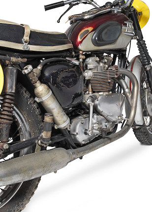 The ex-Bud Ekins; 1962 ISDT Gold Medal-winning, 1962 Triumph 649cc TR6SS Trophy Frame no. D17866 Engine no. TR6SS D17866 image 4