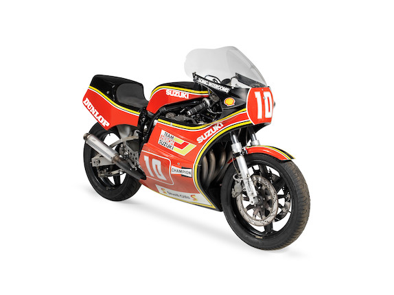 Ex-works; Mick Grant; North West 200-winning, 1982 Suzuki 998cc XR69 TT Formula 1 Racing Motorcycle Engine no. GS100R-83002 image 6