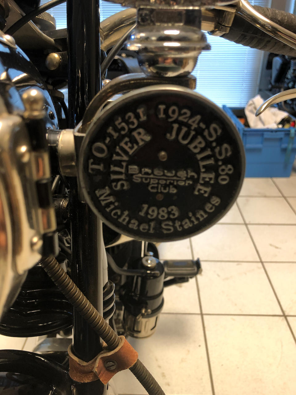 1924 Brough Superior 980cc SS80 Frame no. 181 Engine no. 23439