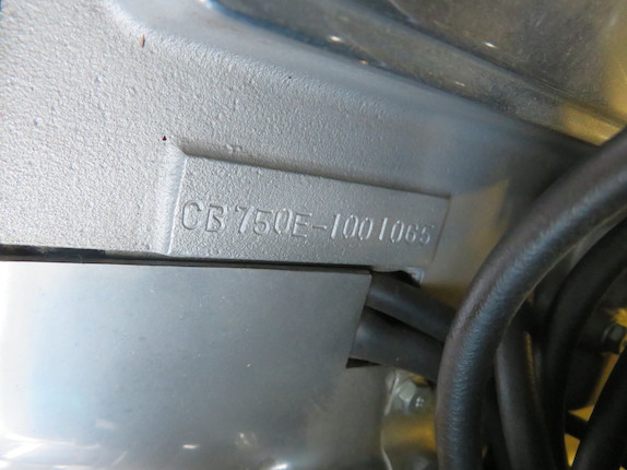 1969 Honda CB750 'Sand Cast' Frame no. CB750-1000975 Engine no. CB750E-1001065 image 5