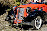 Thumbnail of The ex-Barbara Hutton ,1935 Auburn 851 Supercharged Boat-tail Speedster  Chassis no. 33515E image 26
