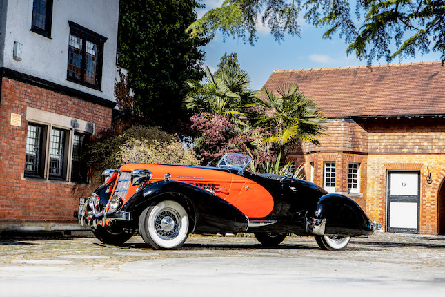 The ex-Barbara Hutton ,1935 Auburn 851 Supercharged Boat-tail Speedster  Chassis no. 33515E image 24