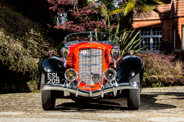 The ex-Barbara Hutton ,1935 Auburn 851 Supercharged Boat-tail Speedster  Chassis no. 33515E image 12
