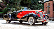 Thumbnail of The ex-Barbara Hutton ,1935 Auburn 851 Supercharged Boat-tail Speedster  Chassis no. 33515E image 2
