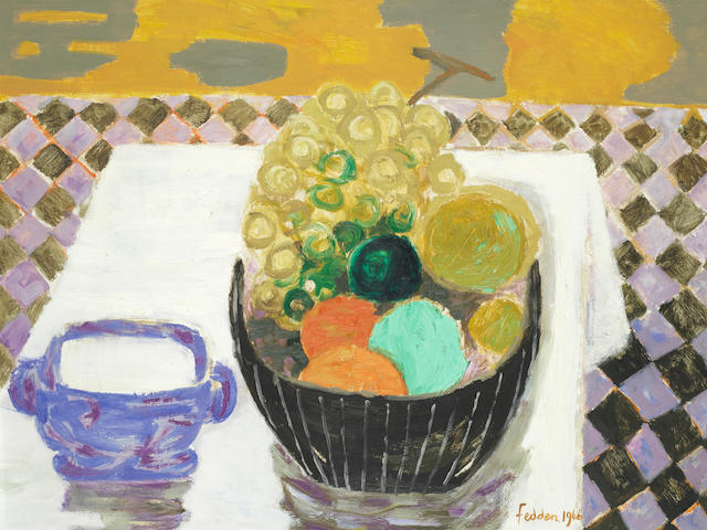 Mary Fedden R.A. (British, 1915-2012) Fruit Bowl