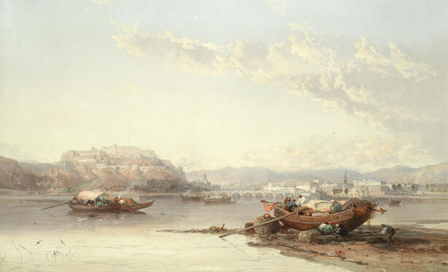 James Webb (British, 1825-1895) Namur, Belgium