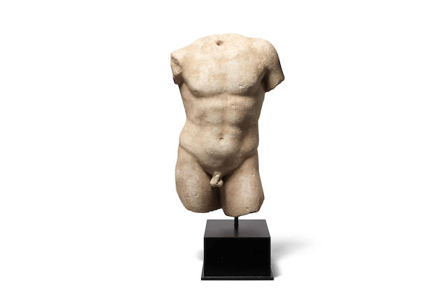 A Roman marble male torso