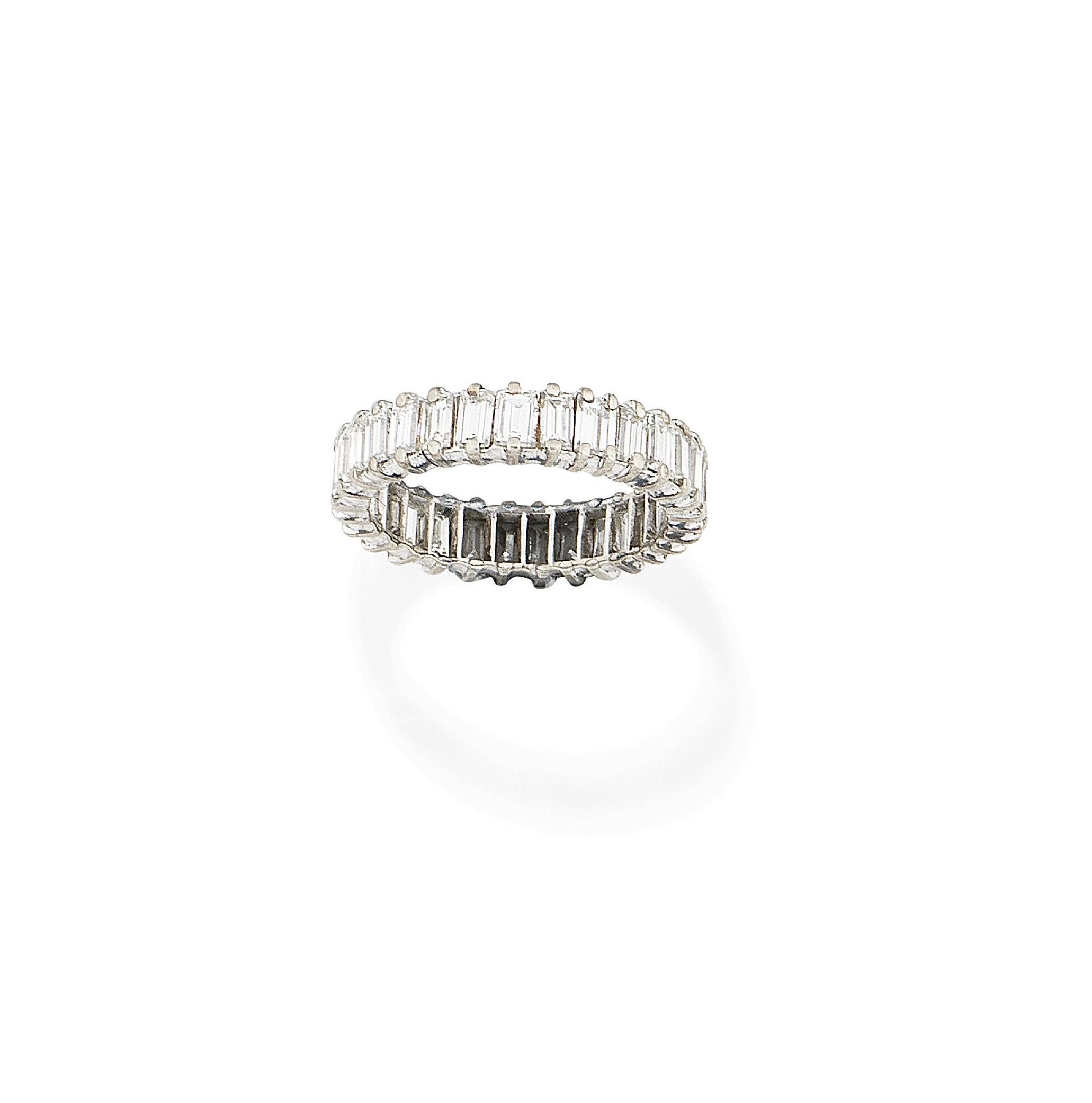 A diamond eternity ring