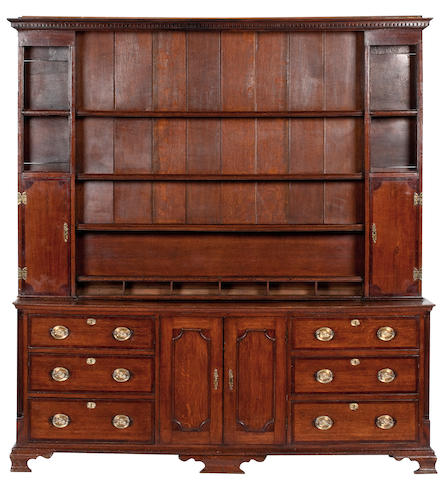 Bonhams A 19th Century Oak And Mahogany Crossbanded Welsh Dresser