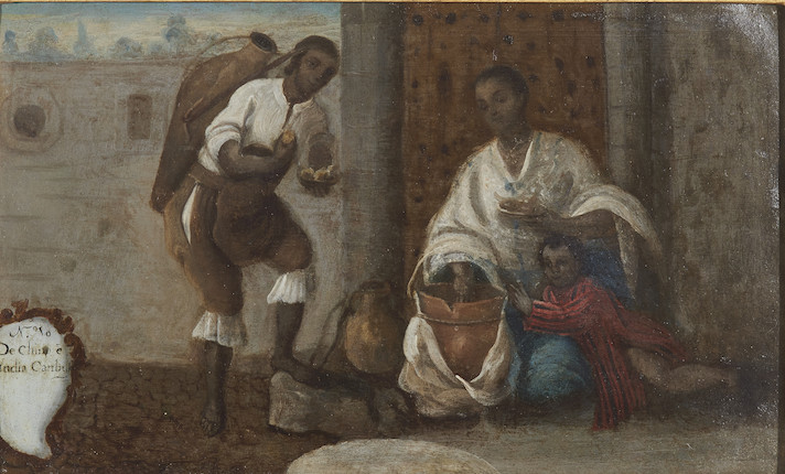 Bonhams : Mexican School, 18th Century De Mestisa y Espanol, Castiso ...