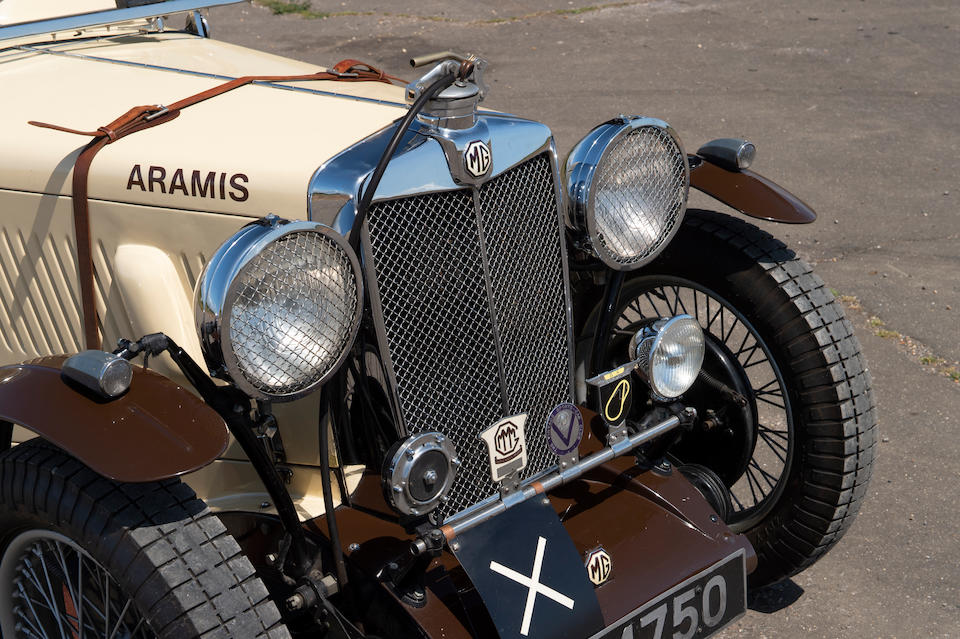 The Ex-Charlie Dodson 1934 RAC TT-winning,1934 MG NE Magnette Sports Racing Two-Seater  Chassis no. NA 0522