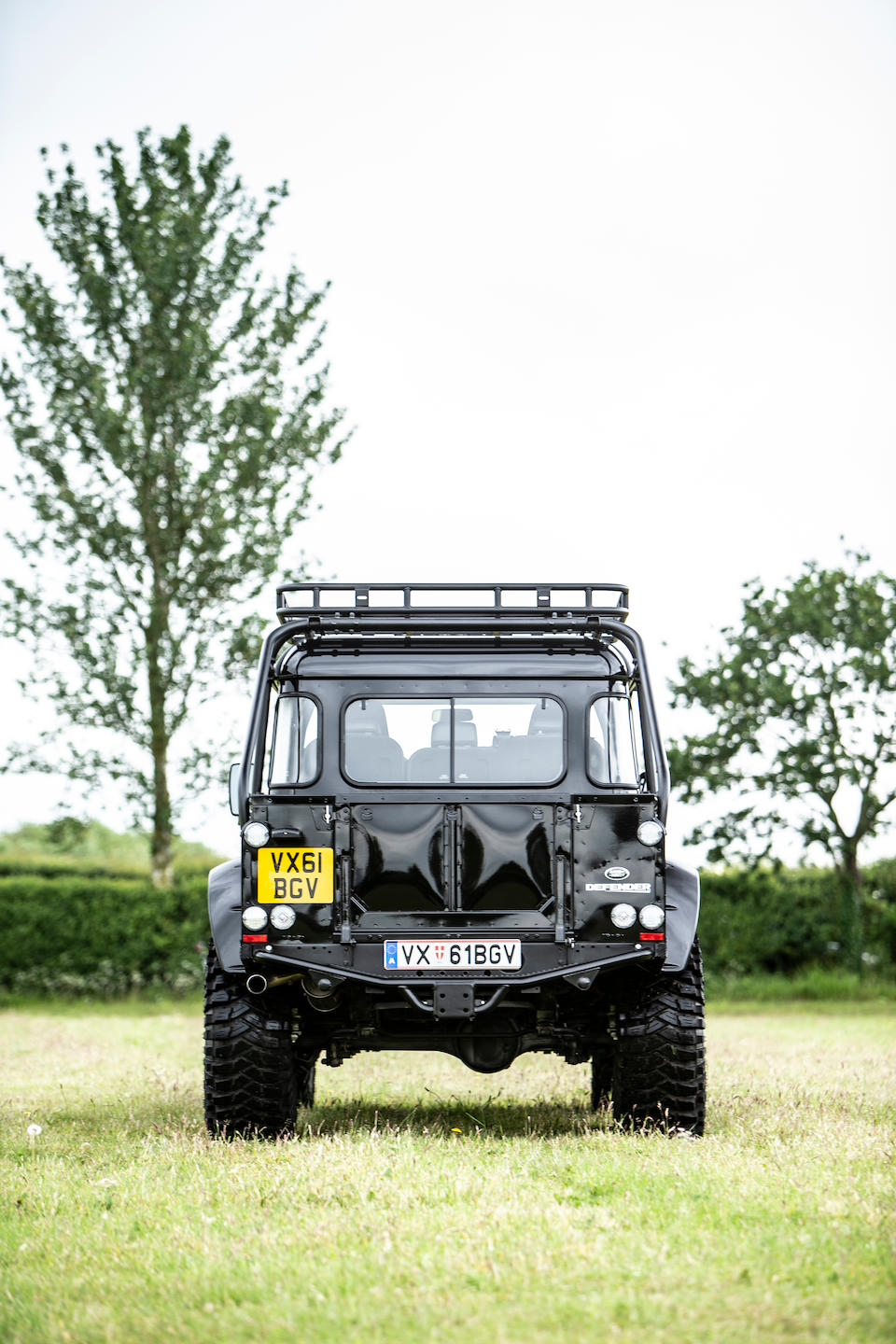 The only Land Rover used in two consecutive James Bond movies; Skyfall and Spectre,2011 Land Rover  Defender SVX 'Spectre' 4x4 Utility  Chassis no. SALLDHFS8AA797848
