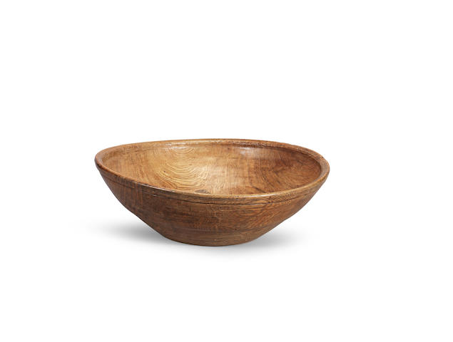 An exceptionally large ash bowl