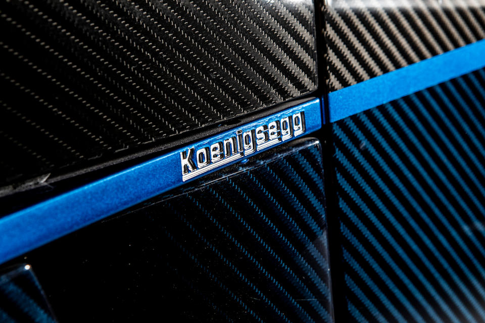 2015  Koenigsegg  One:1   Chassis no. YT9LK1A38EA007111