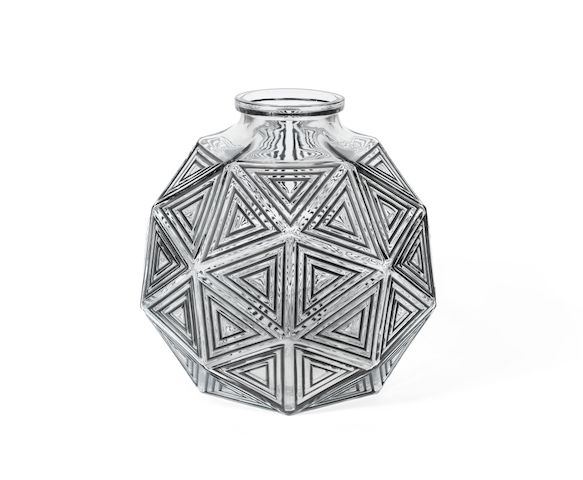 A 'Nanking' Vase by René Lalique lightly engraved 'R.Lalique', moulded 'R.LALIQUE', designed 1925
