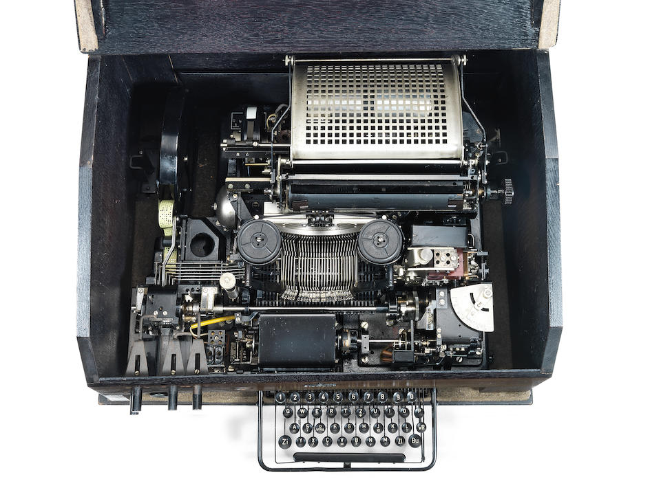 A very rare Siemens & Halske electro-mechanical cipher machine T-43, German, circa 1944,