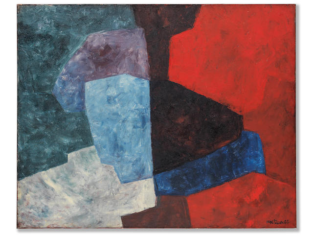 Serge Poliakoff (Russian/French, 1900-1969) Composition abstraite 1964