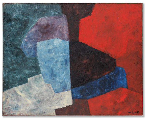 Serge Poliakoff (Russian/French, 1900-1969) Composition abstraite 1964