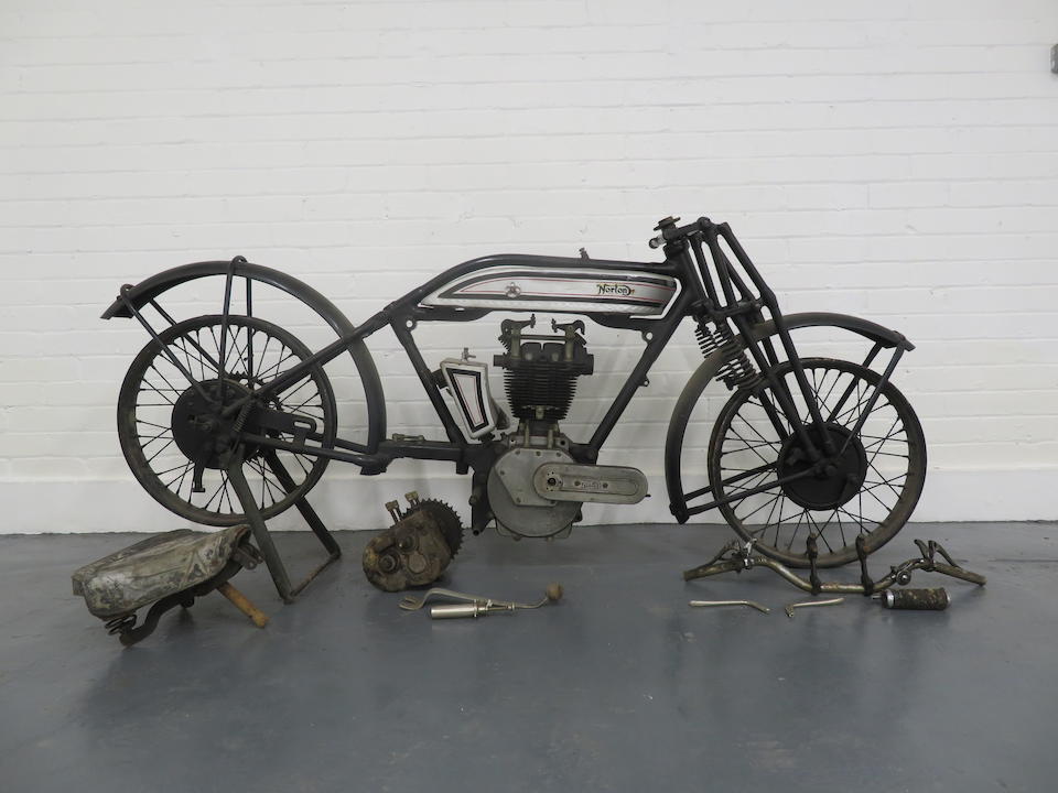 1927 Norton 490cc Model 18 Racing Motorcycle Project Frame no. 27739 Engine no. 35037