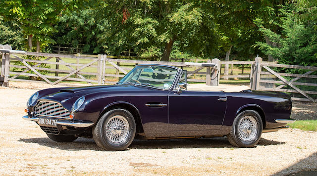 Offered from the estate of the late Peter Phillips,1969 Aston Martin DB6 Mark 2 Volante Convertible to Vantage Specification  Chassis no. DB6MK2VC/3754/R 
