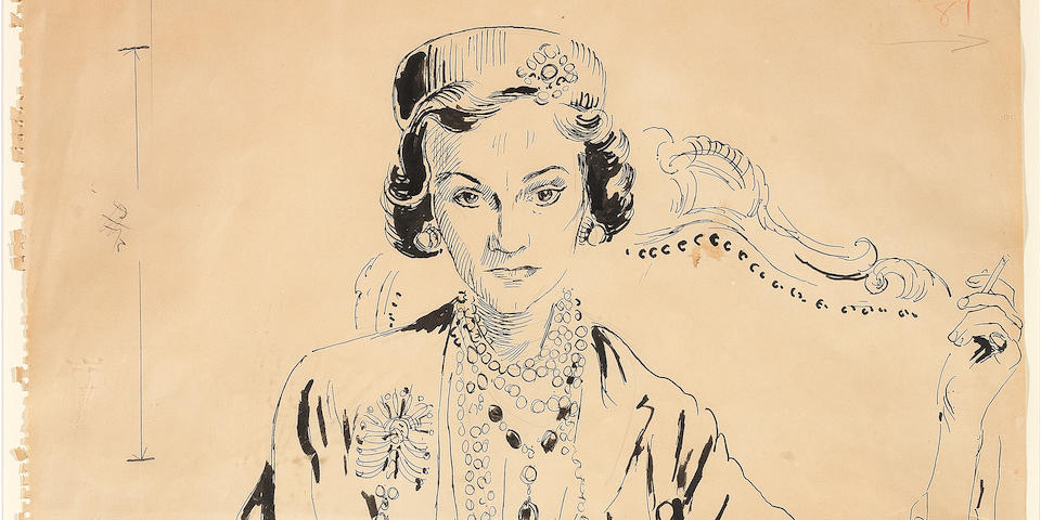 Cecil Beaton (British, 1904-1980) Portrait of Coco Chanel