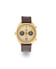 Thumbnail of Heuer. A fine and rare 18K gold automatic calendar chronograph wristwatch presented to Mike Hailwood, image 6