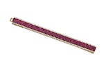Thumbnail of A 'mystery-set' ruby and diamond bracelet, by Van Cleef & Arpels, image 2
