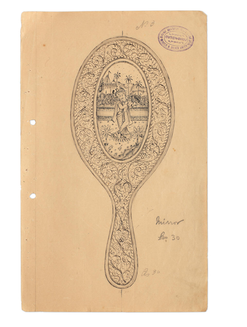 A group of designs and sketches by the workshop of Raghavji Mawji Bhuj, late 19th Century