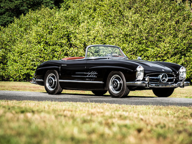 Delivered new to Cannes, France,1957 Mercedes-Benz 300 SL Roadster  Chassis no. 1980427500152 Engine no. 7500177