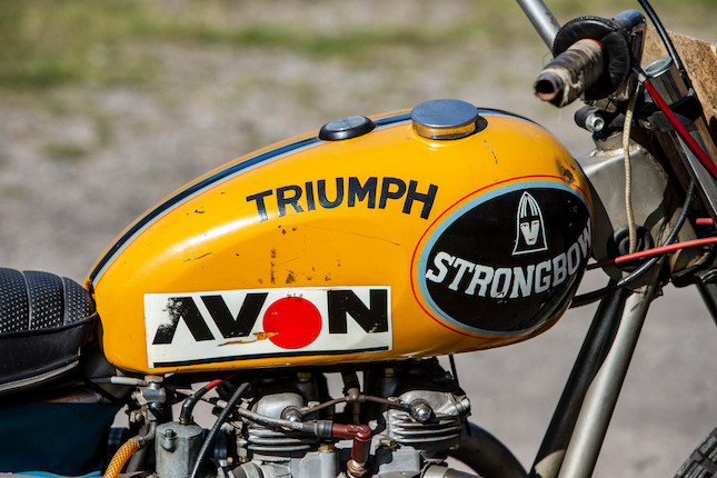 1977 Triumph 750cc T140V 'Strongbow' Flat Tracker Frame no. MD2 Engine no. T140V AP81386 image 8