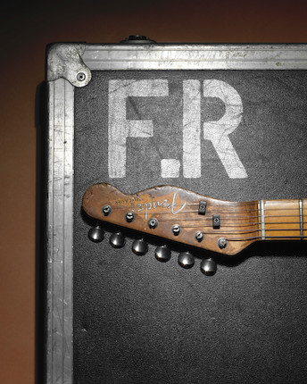 Status Quo Francis Rossi's legendary green Fender Telecaster guitar, late 1965, image 17