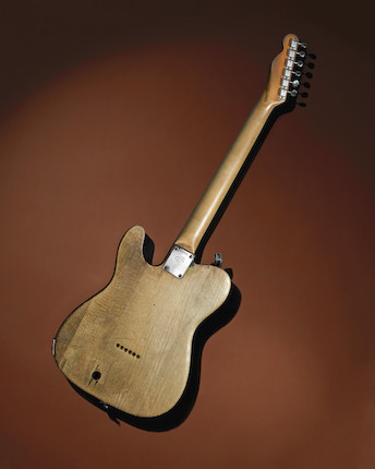 Status Quo Francis Rossi's legendary green Fender Telecaster guitar, late 1965, image 9