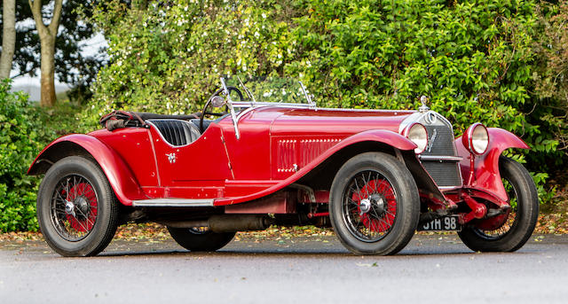 From the estate of the late Michael Hirst ,1929 Alfa Romeo 6C 1750 Supercharged Super Sport Spider  Chassis no. 0312931 Frame no. 0332931