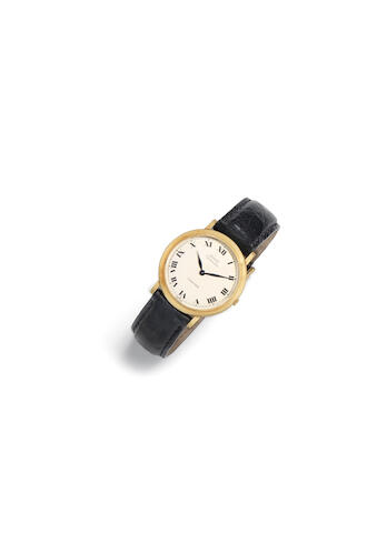 Bonhams Piaget An 18k Gold Automatic Wristwatch Retailed By Cartier Ultra Slim Ref 12103 Circa 1960
