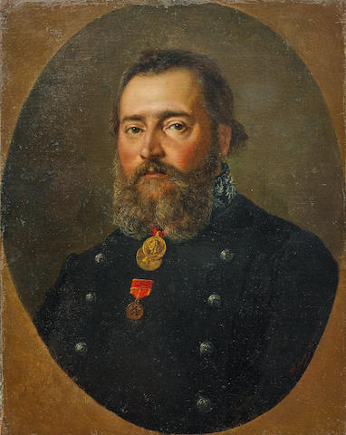 Karelin, Portrait, cm 64 x 49, oil on canvas