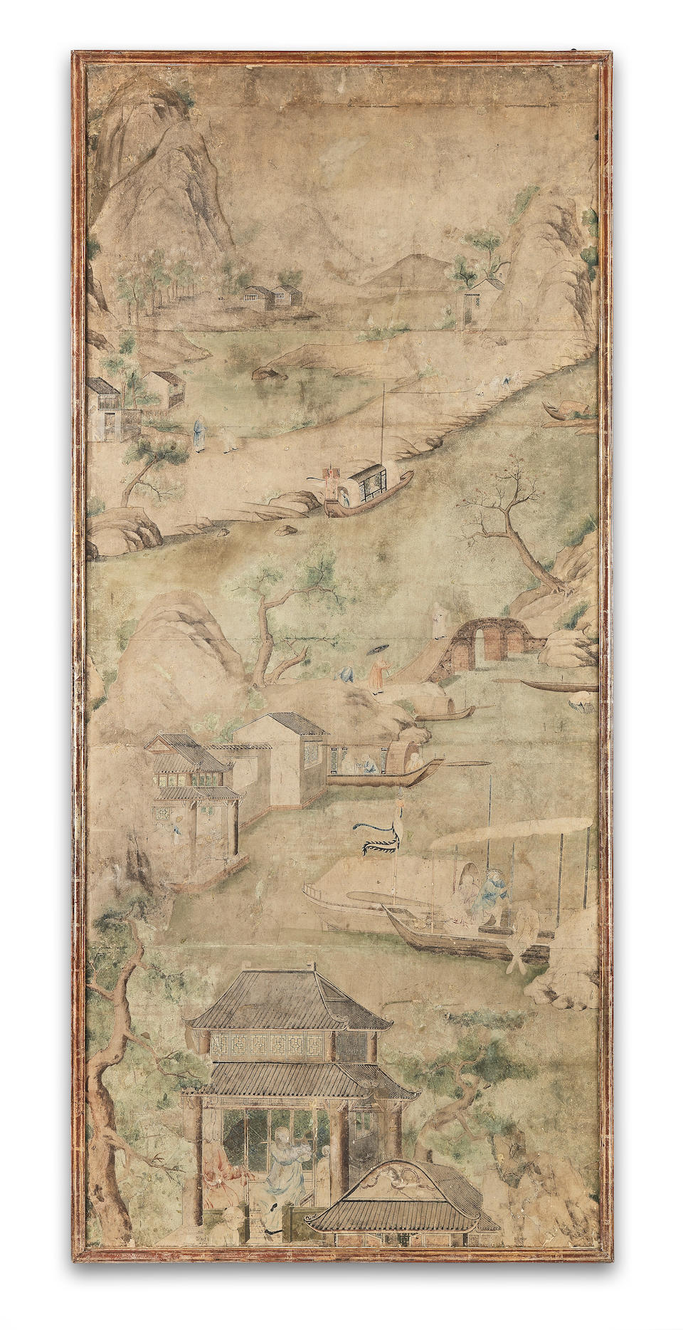 The Moor Park Wallpapers: A set of fifteen late 18th century Chinese wallpaper panels (15)