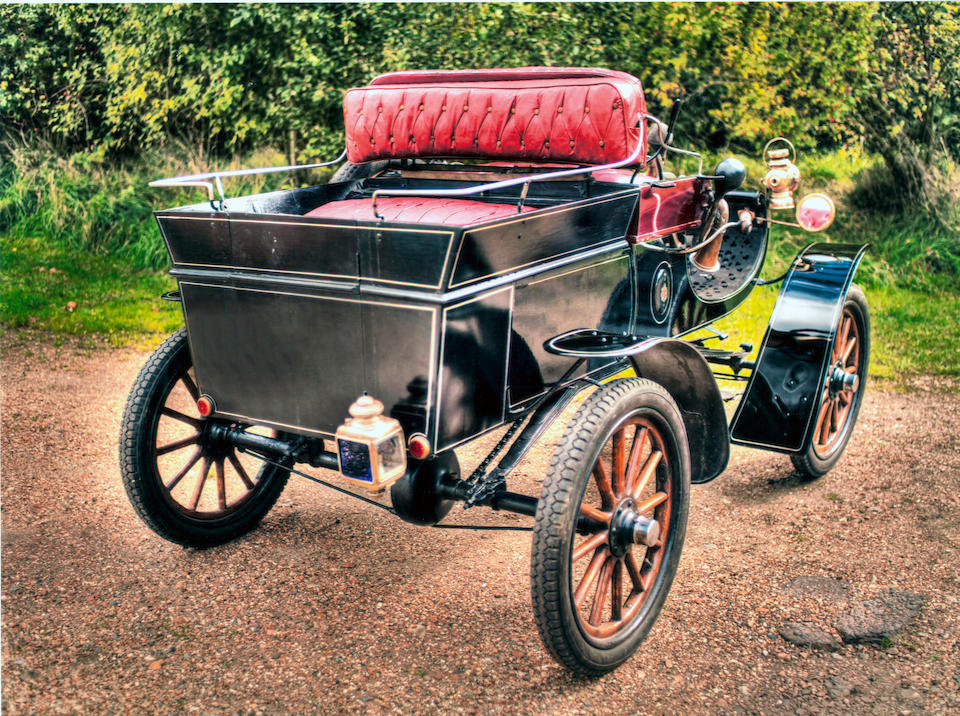 Offered with an entry to the 2019 London to Brighton Veteran Car Run,1903 Oldsmobile Model R 'Curved Dash' Runabout  Engine no. 16150