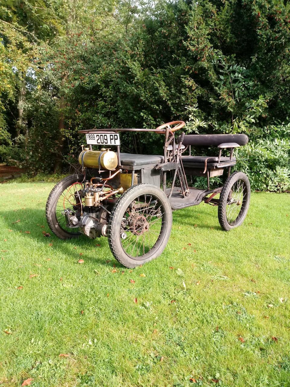 c.1899 Bruneau Quadrilette  Engine no. 1004
