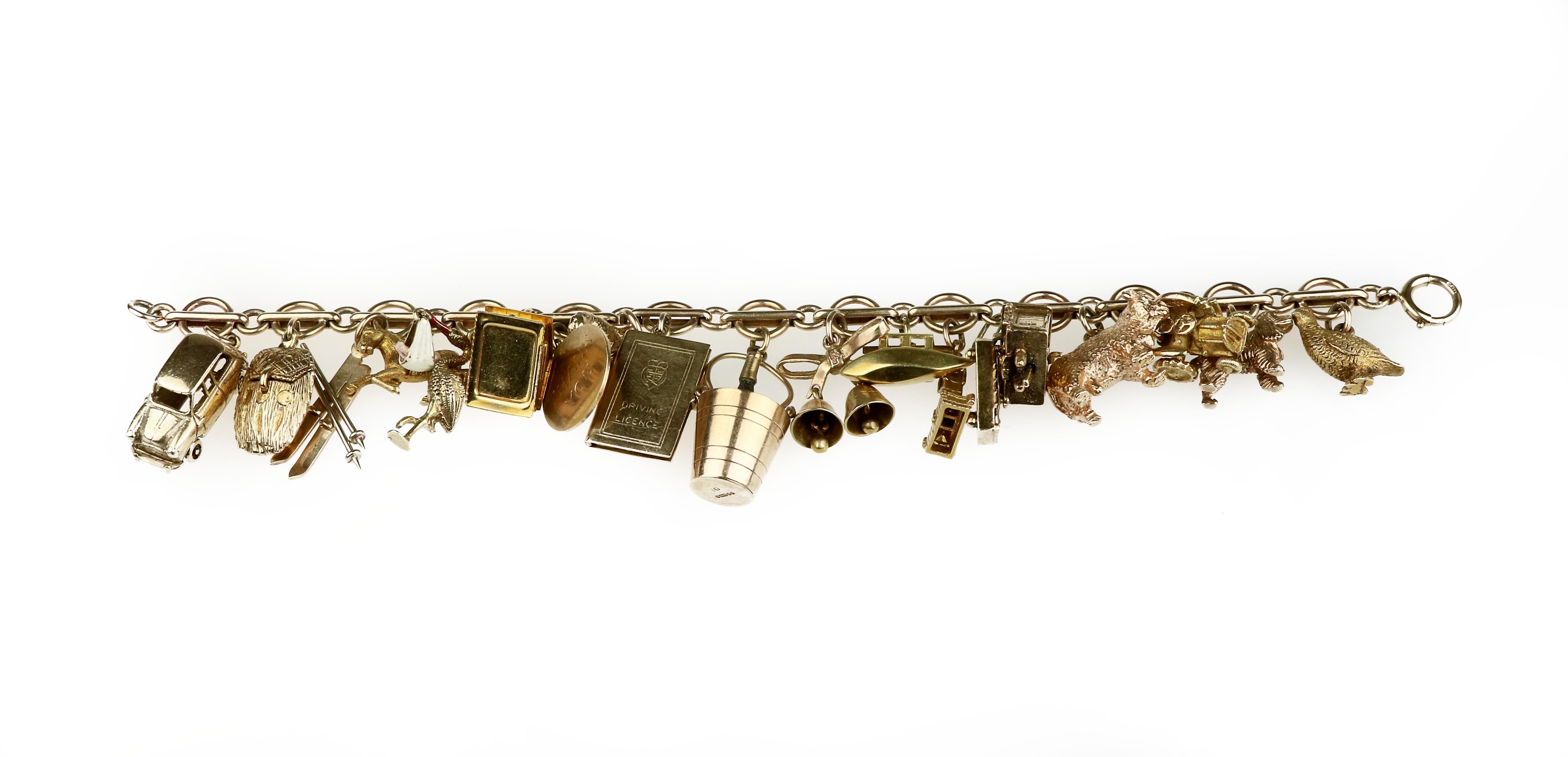 A charm bracelet