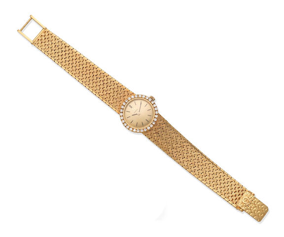 A diamond-set wristwatch, by Omega, circa 1966