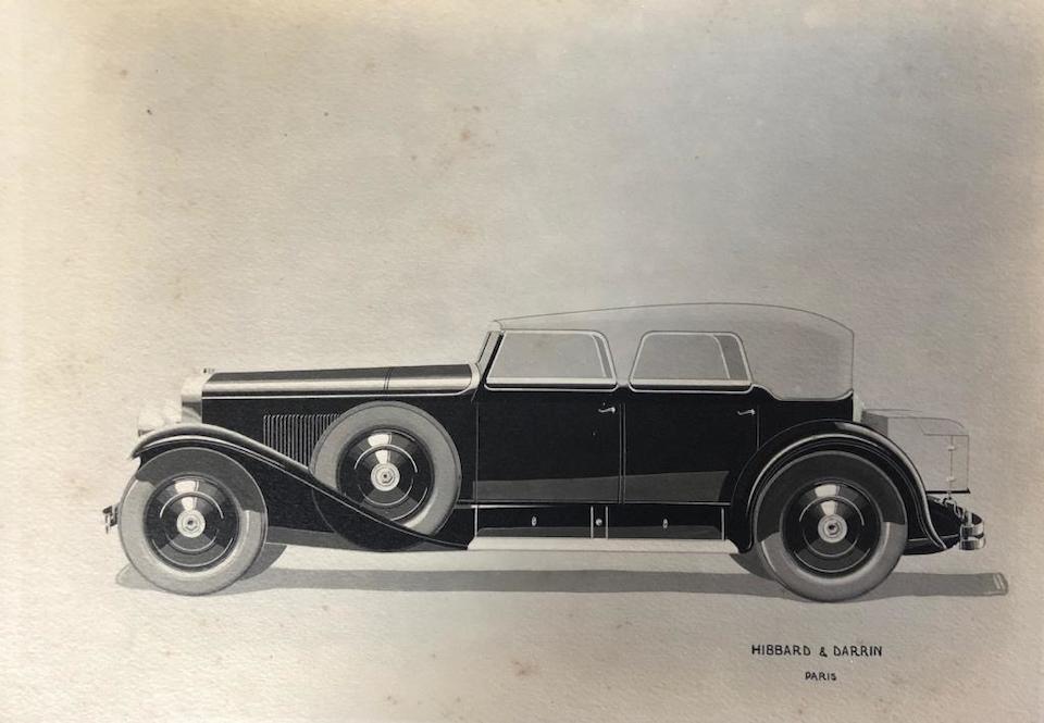 1926  Hispano-Suiza  H6B Convertible Phaeton  Chassis no. 11392 Engine no. 301424