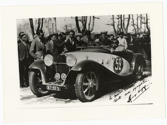 56 years in the ownership of Geoffrey St John and his Estate The 1932 ex-Le Comte Guy Bouriat/Louis Chiron Le Mans 24-Hours ,1931 Bugatti Type 55 Two-Seat Supersport  Chassis no. 55221 Engine no. 26 (ex-car 55223) image 22