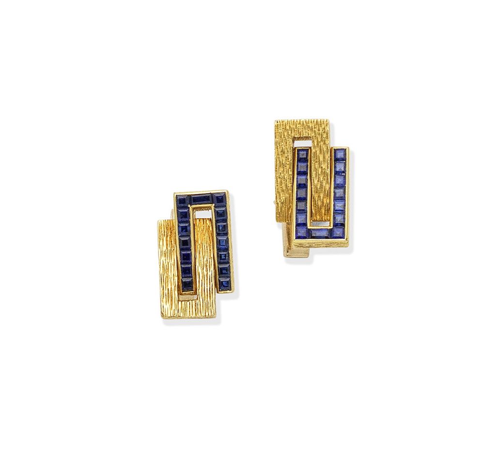 SAPPHIRE CUFFLINKS