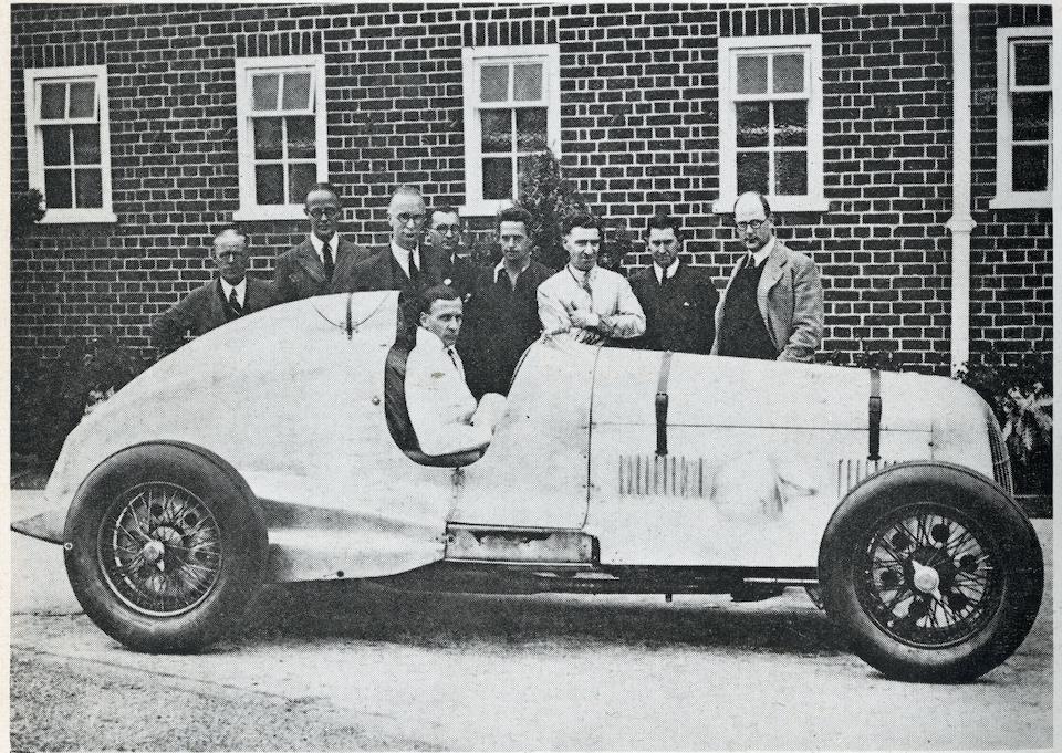 The ex-Dr Roth, W M 'Mike' Couper, Brooklands race-winning,1934 Talbot AV105 Brooklands Sports Racer  Chassis no. AV35499