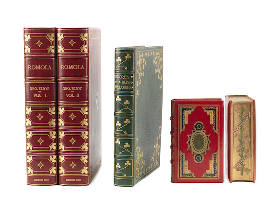 BINDINGS MOORE (THOMAS) Irish Melodies. Illustrated by D. Maclise; George Eliot, Romola, 2 vol.,; Bible and BOCP (5) image 1