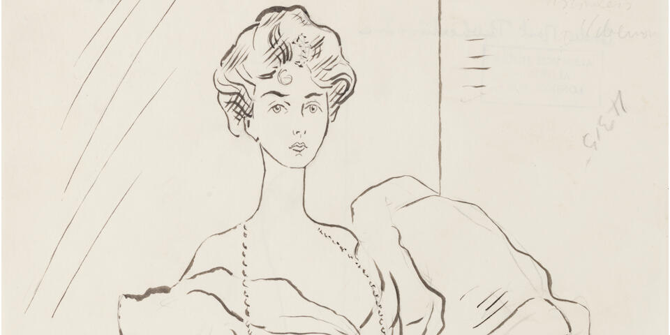 Cecil Beaton (British, 1904-1980) Lady D'Abernon, After Sargent (unframed)