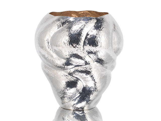 NDIDI EKUBIA: A Britannia standard silver vase London 2008
