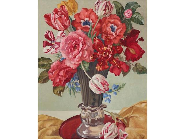 Adrian Feint (1894-1971) Tulips and Roses, 1938
