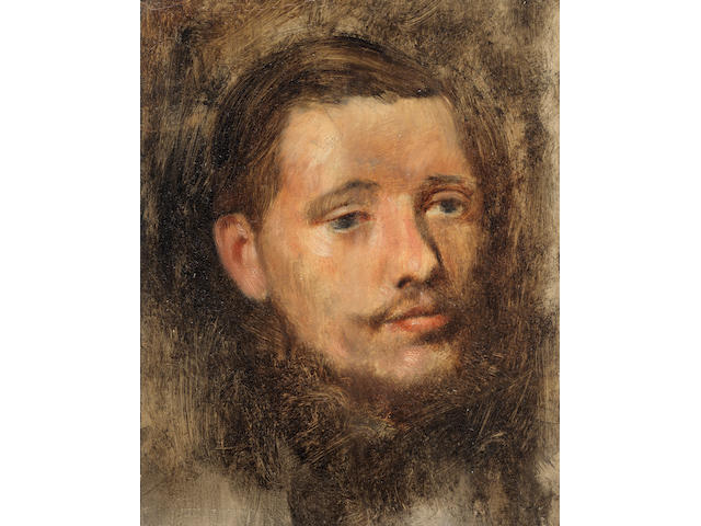 EDGAR DEGAS (1834-1917) Portrait d'Achille Degas (Painted circa 1864)